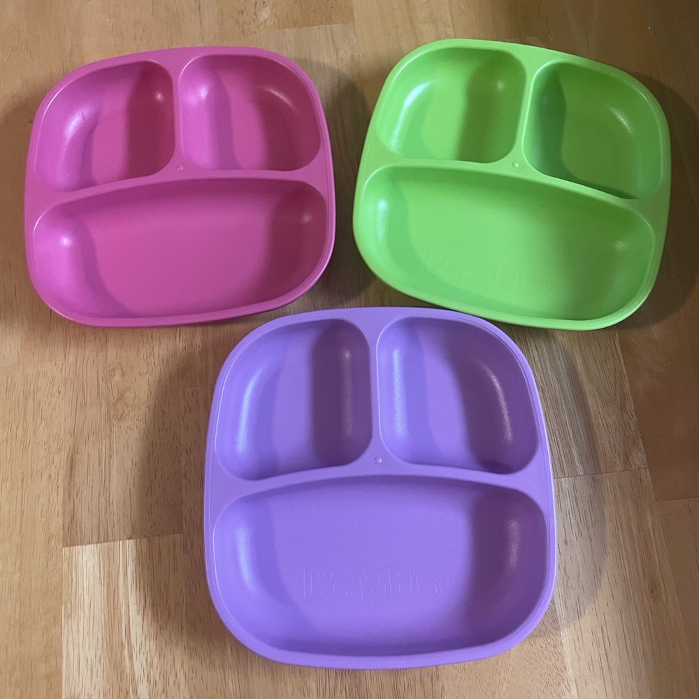 Children’s 3 pack hard sided divider plates
